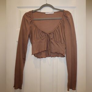 Salty Size L Brown Long-sleeve
